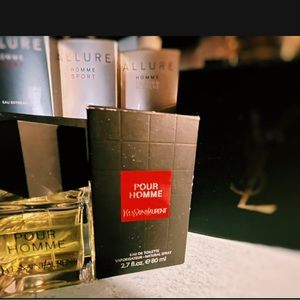 YEVES SAINT LAURENT POUR HOMME Eau De Toilette 2.7FL Oz. Rare Vintage Fragrance